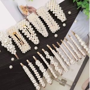 18 Pcs Pearl Hair Clips Large Hair Clips Pins